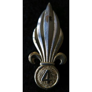 INSIGNE DE BÉRET 5° REI : insigne de béret du 5° régiment étranger d'infanterie de fabrication Drago Paris