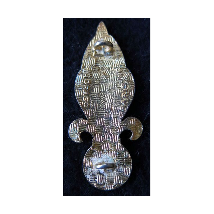 INSIGNE DE BÉRET 5° REI : insigne de béret du 5° régiment étranger d'infanterie de fabrication Drago Paris