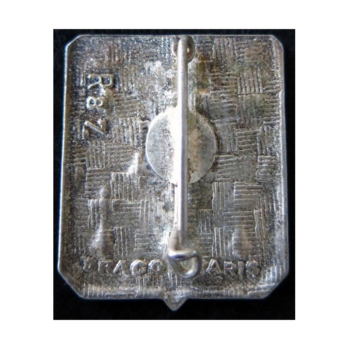 41° RI : Insigne métallique du 41° régiment d'infanterie de fabrication Drago Paris retirage  R. 87