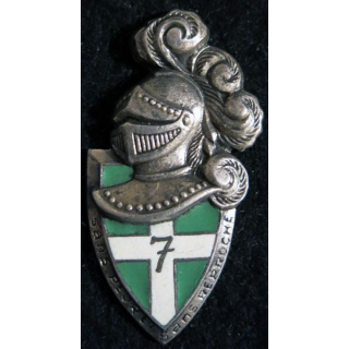 7° RI : 7° régiment d'infanterie de fabrication Arthus Bertrand Paris G. 1266 en émail