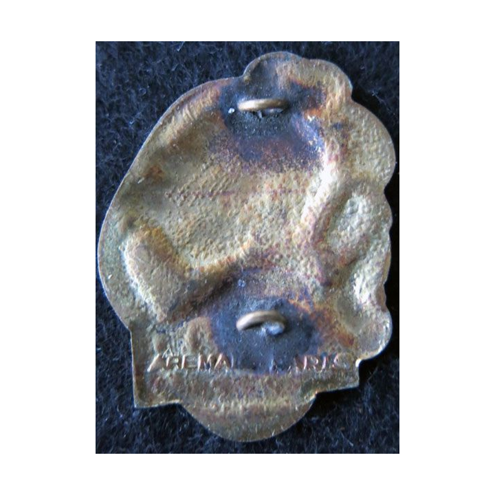 5° RI : insigne métallique du 5° régiment d'infanterie Navarre sans peur fabrication Aremail 1962