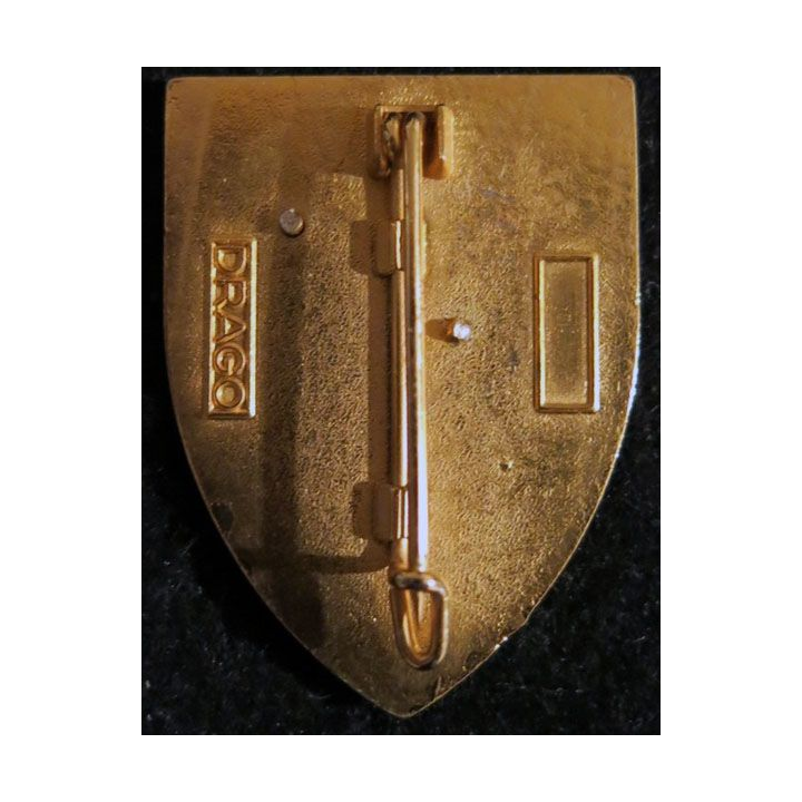 3° RI : Insigne métallique du 3° régiment d'infanterie 1494 Piemont de fabrication Drago 500° anniversaire