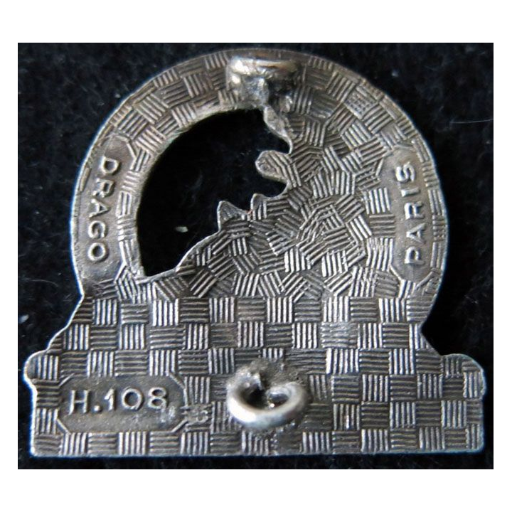 1° RIM : 1° régiment d'infanterie motorisé de fabrication Drago Paris H. 108 émail de 1958