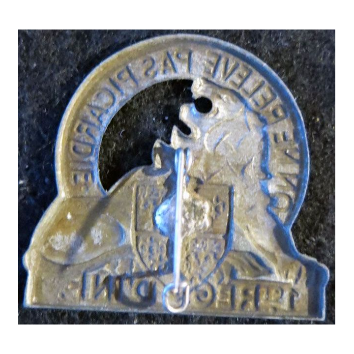 1° RI : 1° régiment d'infanterie fabrication non mentionnée peint de 1945