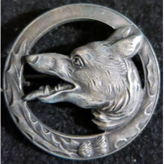 167° RIF : insigne métallique du 167° régiment d''infanterie de forteresse 34 mm embouti
