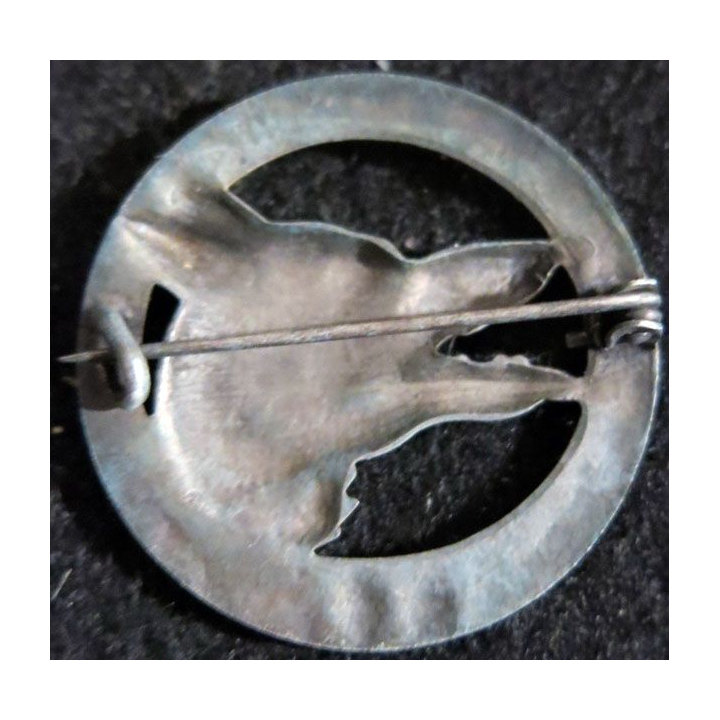 167° RIF : insigne métallique du 167° régiment d''infanterie de forteresse 34 mm embouti