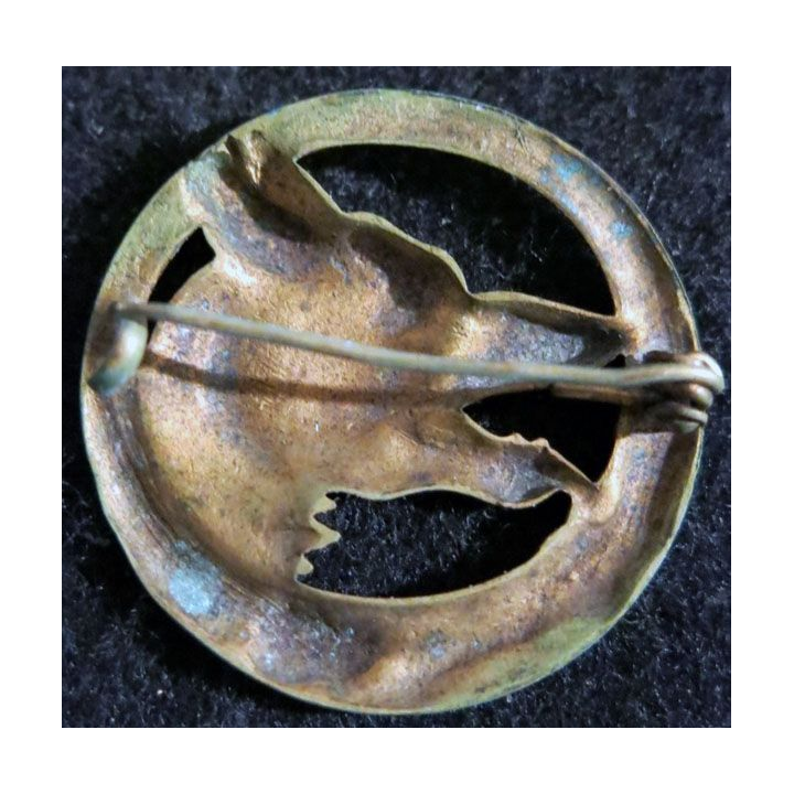 167° RIF : insigne métallique du 167° régiment d''infanterie de forteresse 34 mm embouti