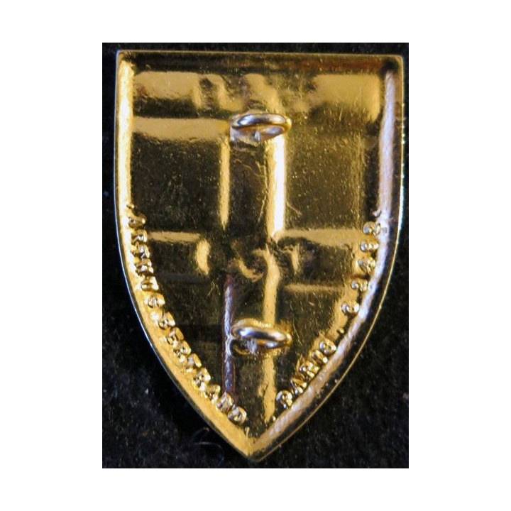 10° RI : insigne métallique du 10° régiment d''infanterie fabriqué par Arthus Bertrand Paris G. 2492 dos lisse matricé