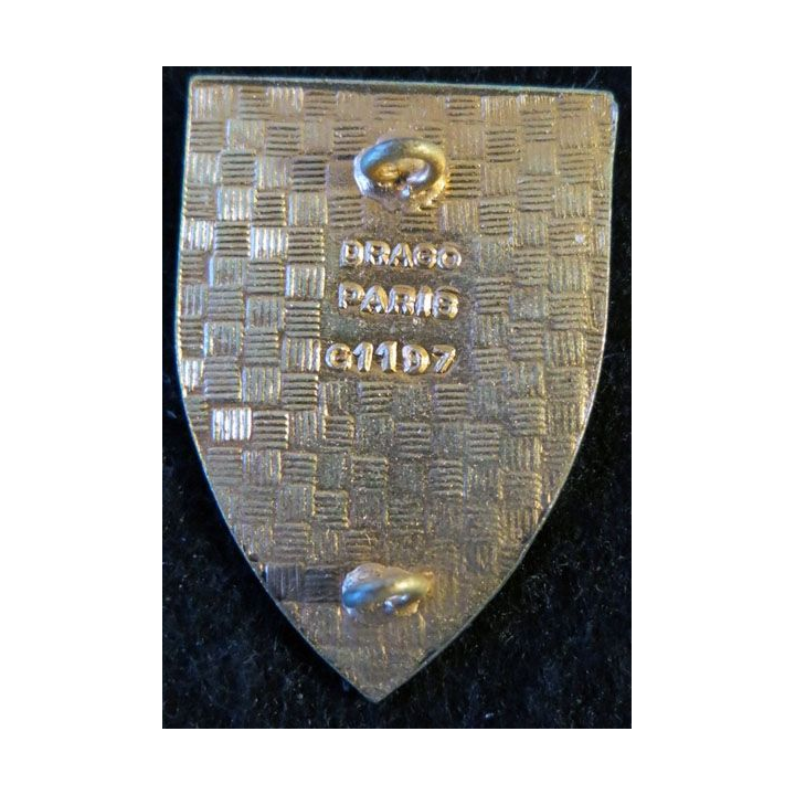 8° RIM : insigne métallique du 8° régiment d'infanterie motorisé Austrasie de fabrication Drago Paris G. 1197