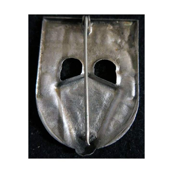 29° RI : Insigne métallique du 29° régiment d'infanterie 1617 de fabrication non marquée en émail