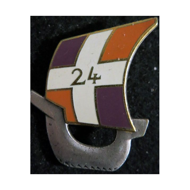 24° RID : 24° régiment d'infanterie divisionnaire de fabrication Arthus Bertrand Paris G. 2384