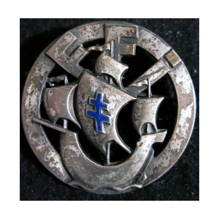 10° DI FFI : 10° division infanterie FFI  de fabrication Klein & Quenzer en émail