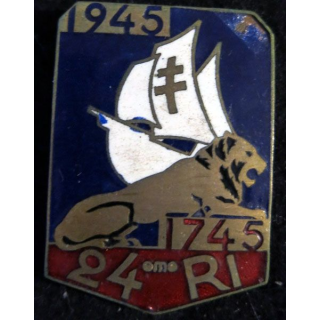 24° RI : 24° régiment d'infanterie 1745 1945 de fabrication (Arthus Bertrand) poinçon