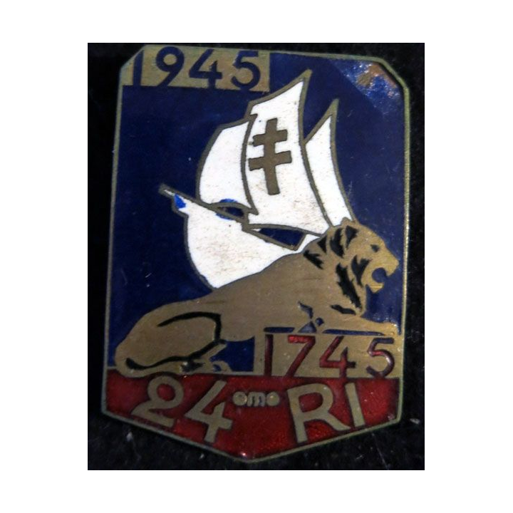 24° RI : 24° régiment d'infanterie 1745 1945 de fabrication (Arthus Bertrand) poinçon