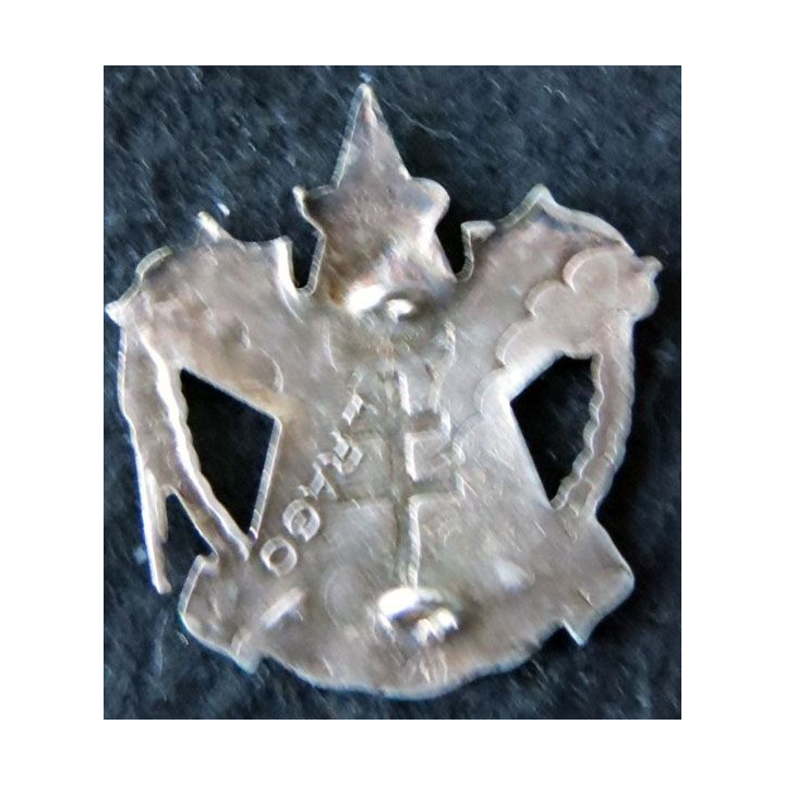 26° RI : Insigne métallique du 26° régiment d'infanterie Drago  peint