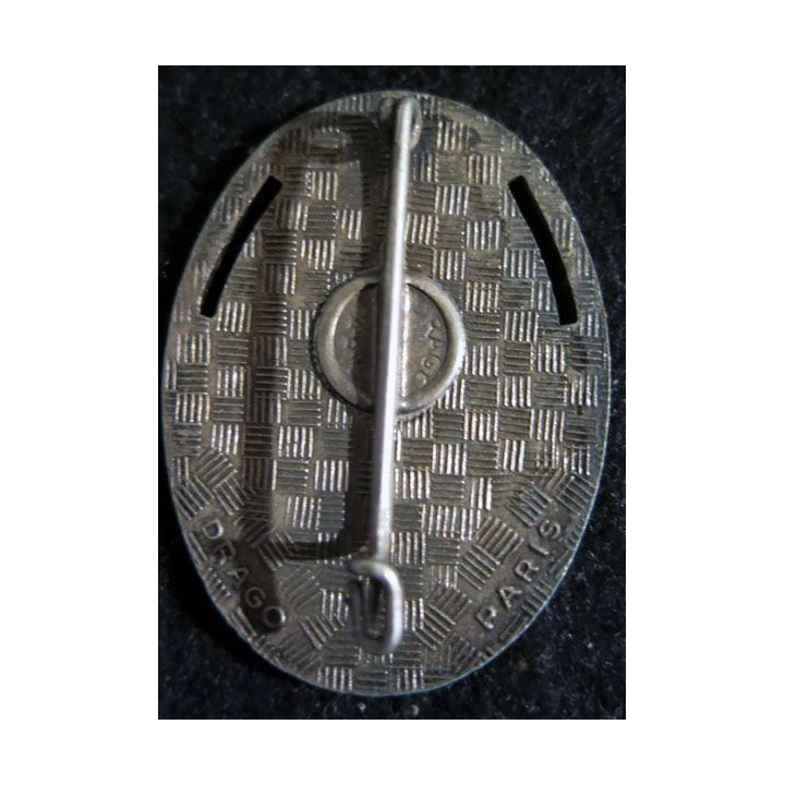 117° BI : insigne métallique du 117° bataillon d'infanterie de fabrication Drago Paris en émail