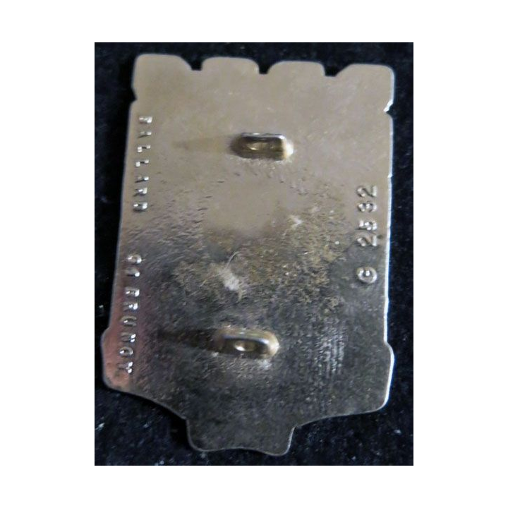128° RI : insigne du 128° régiment d'infanterie de fabrication Ballard G. 2532