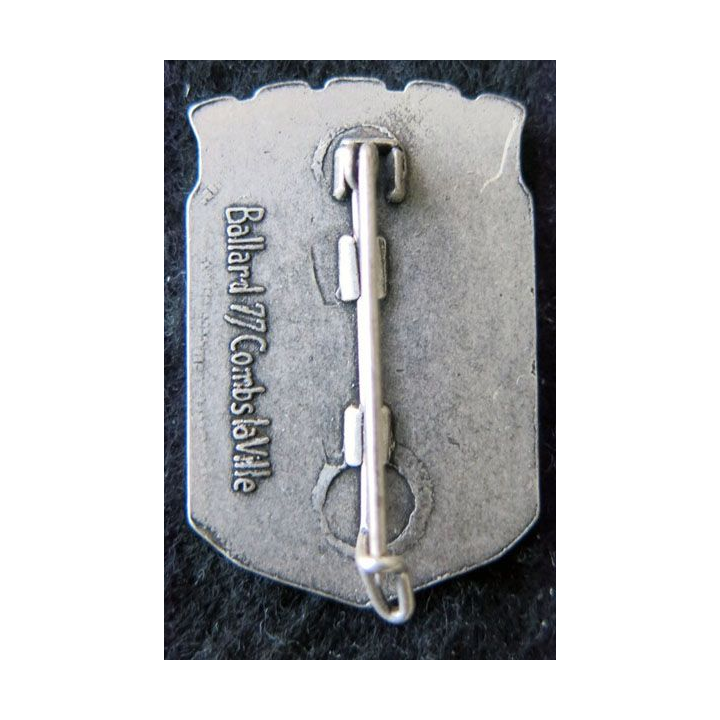 128° RIF : insigne du 128° régiment d'infanterie de forteresse de fabrication Ballard