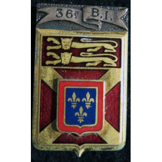36° BI : 36° bataillon d'infanterie de fabrication Drago Paris G. 1785