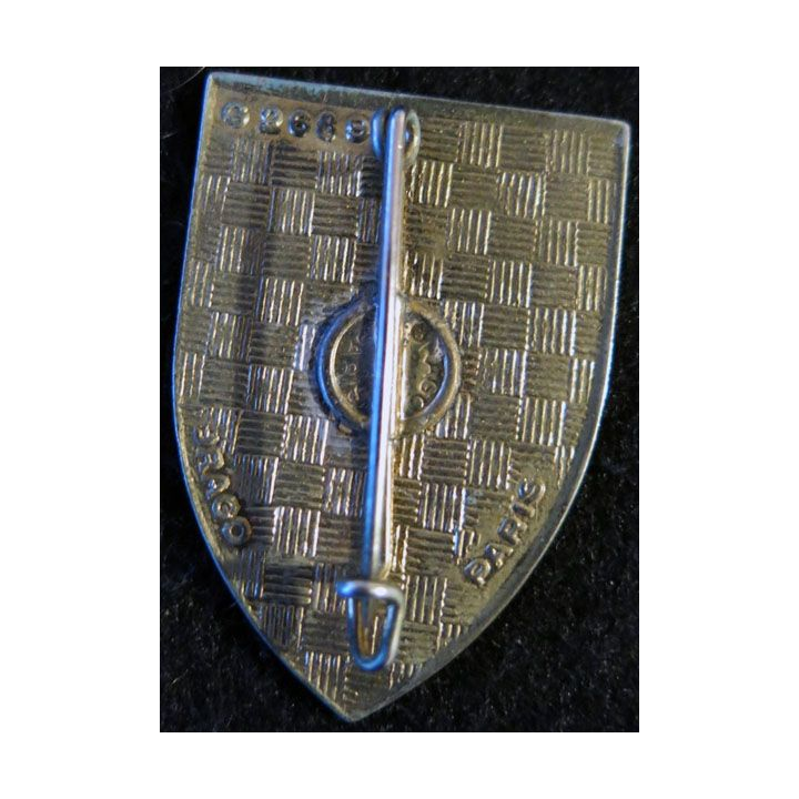 34° RI : insigne métallique du 34° régiment d'infanterie 1775 de fabrication Drago Paris G. 2689