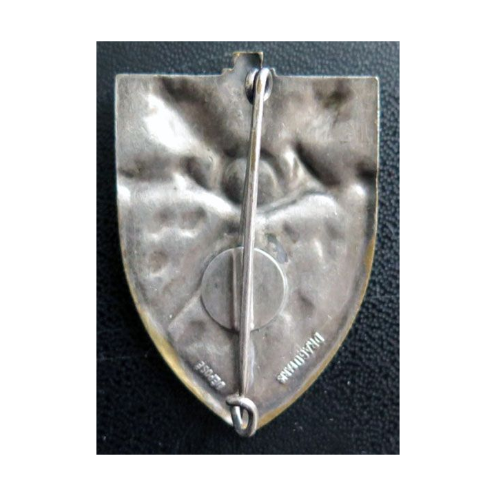 1° régiment de chasseurs, ancre dans cor, de fabrication Drago émail