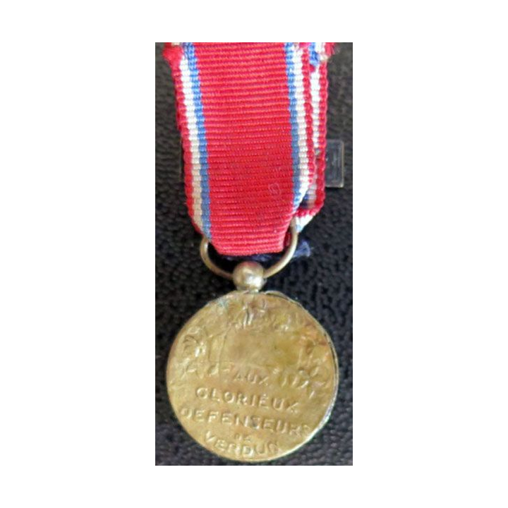 médaille miniature commémorative de la bataille de Verdun 1916 