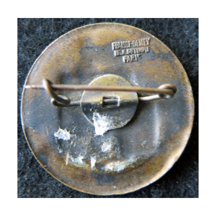 77° RR : 77° régiment régional de fabrication Fraisse Demey Paris en émail et bronze