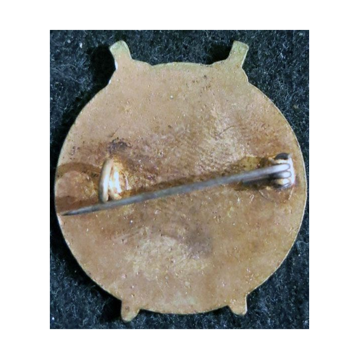 154° RIF : insigne métallique du 154° régiment d'infanterie de forteresse RIF fabrication non marquée en émail