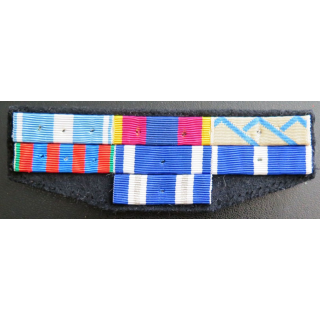 Barrettes de rappel de 7 décorations Ex Yougoslavie et Kosovo