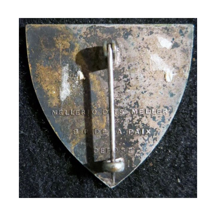 201° RI : 201° régiment d'infanterie de fabrication Mellerio Paris en émail