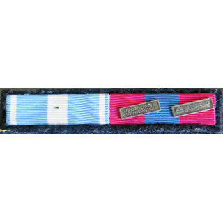Barrettes de rappel de 2 décorations avec ses 2 barrettes FAP et MAE