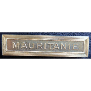 Barrette " MAURITANIE " en métal doré
