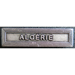 Barrette " ALGÉRIE " en métal argenté