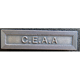 Barrette " C.E.A.A " en métal argenté
