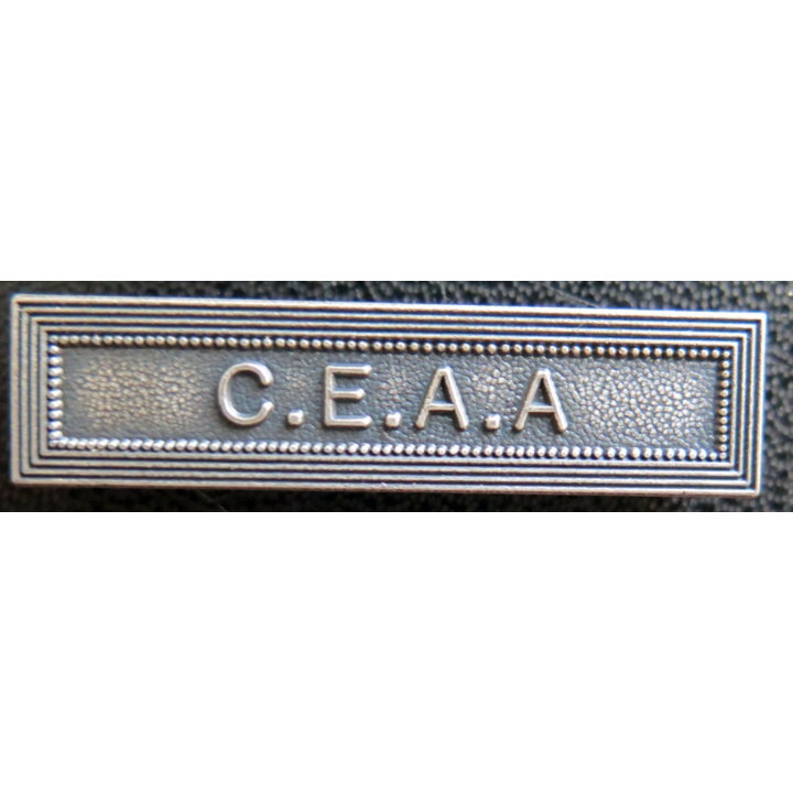 Barrette " C.E.A.A " en métal argenté