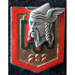 292° RID : 292° régiment d'infanterie divisionnaire de fabrication Drago Paris G. 2674 en émail