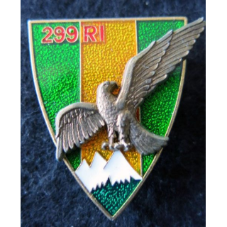 299° RI : 299° régiment infanterie  de fabrication Delsart G. 2652 translucide