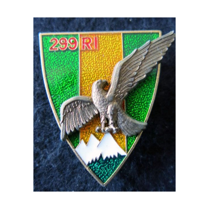 299° RI : 299° régiment infanterie  de fabrication Delsart G. 2652 translucide