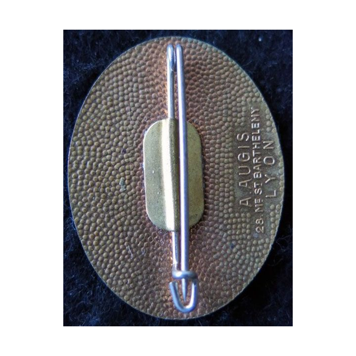 281° RI : 281° régiment infanterie de fabrication Augis Lyon S.B en émail