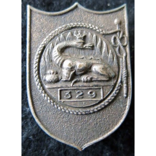 329° RI : 329° régiment infanterie de fabrication Moret Paris tout argenté
