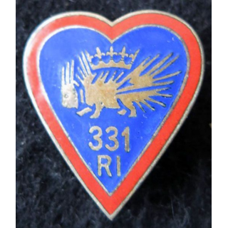 331° RI : 331° régiment infanterie de fabrication Arthus Bertrand en émail