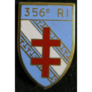 356° RI : 356° régiment d'infanterie de fabrication Fraisse Paris G. 2957