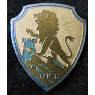 371° RI : 371° régiment infanterie sans mention du fabricant peint