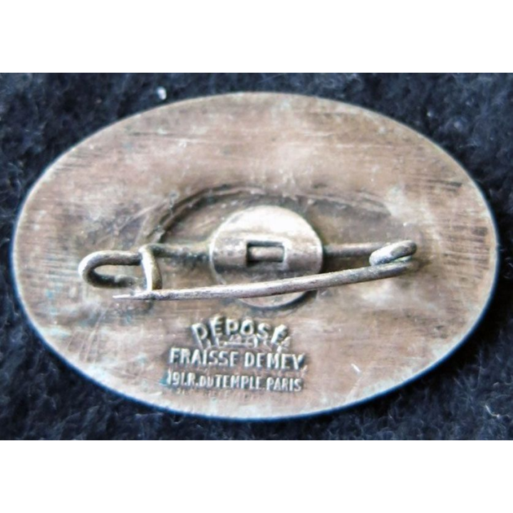 341° RI : 341° régiment infanterie de fabrication Fraisse Demey Paris Déposé tout argenté