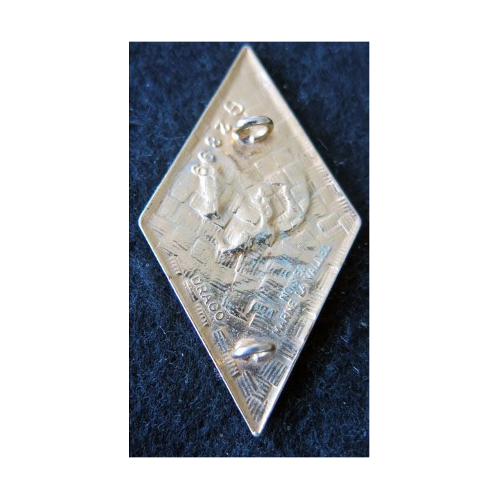 373° RI : insigne métallique du 373° Régiment d'infanterie de fabrication Drago Noisiel G. 2899