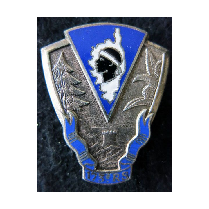 173° RS : Insigne métallique du 173° régiment Subdivisionnaire de fabrication Drago Paris G. 1910