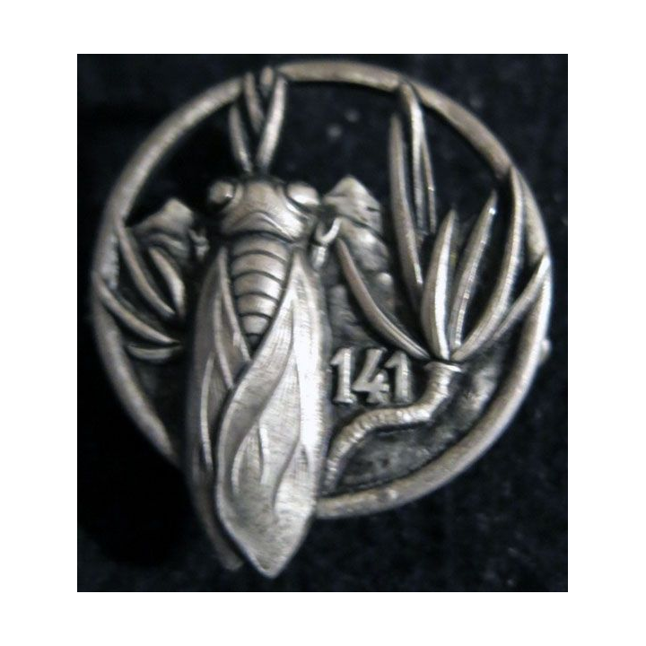 141° RI : Insigne métallique du 141° régiment d'infanterie de fabrication ABPD