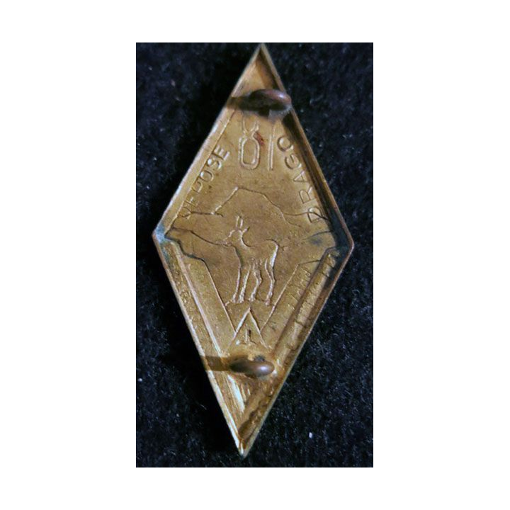18° RI : Insigne métallique du 18° régiment d’infanterie de fabrication Drago Déposé en émail embouti