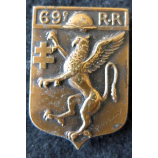 79° RR : 79° régiment régional de fabrication Fraisse Demey Paris en bronze