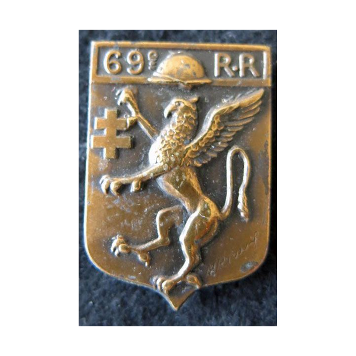 79° RR : 79° régiment régional de fabrication Fraisse Demey Paris en bronze
